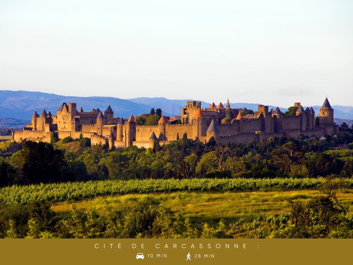 La Citadelle ~ Jacuzzi ~ Terrasse Leilighet Carcassonne Eksteriør bilde